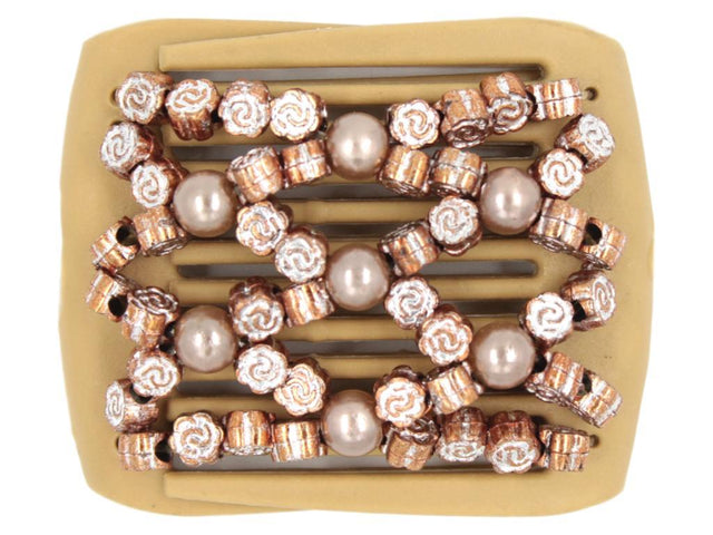 African Butterfly LadyBug Hair Comb - Blonde 26