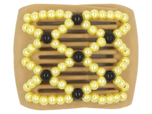 African Butterfly LadyBug Hair Comb - Blonde 45