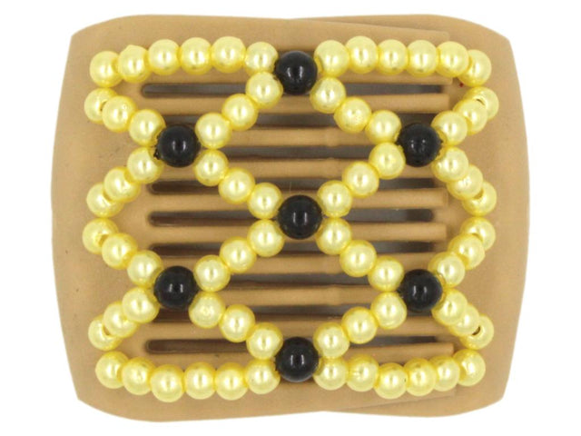 African Butterfly LadyBug Hair Comb - Blonde 45