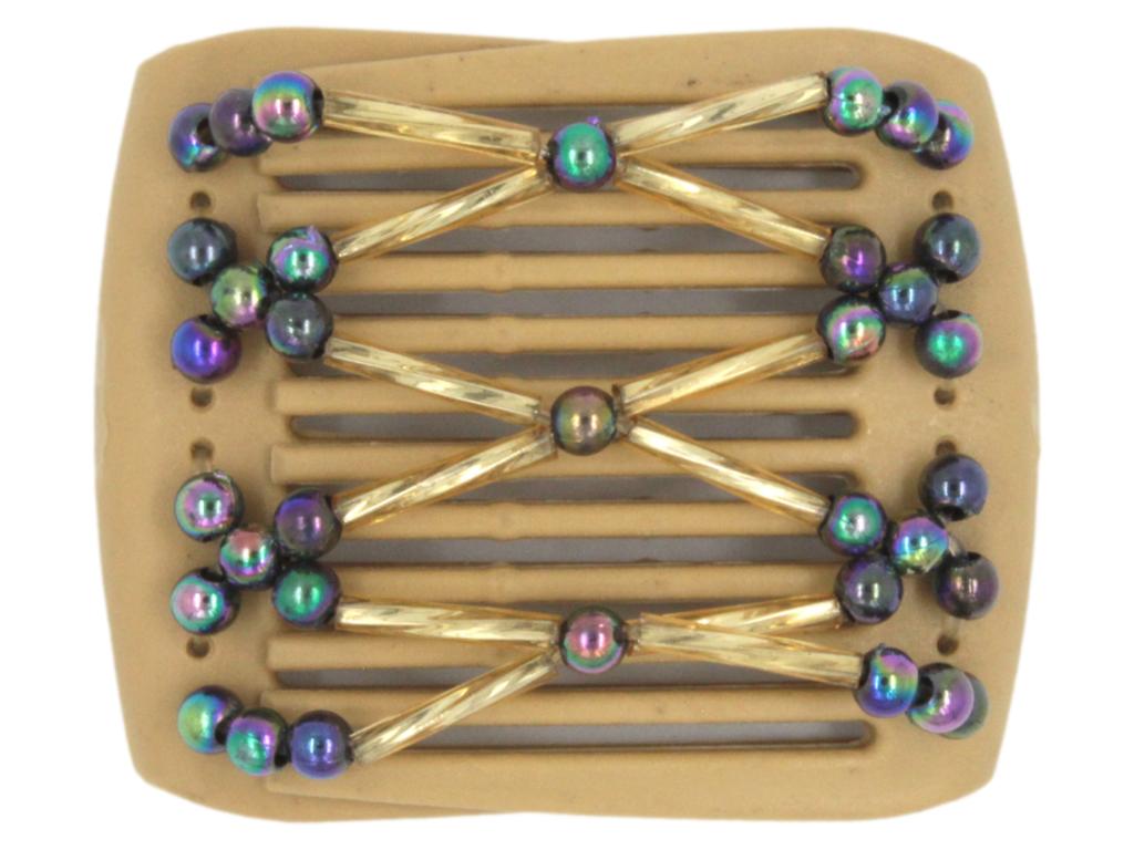African Butterfly LadyBug Hair Comb - Blonde 46