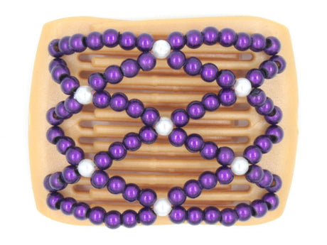 African Butterfly LadyBug Hair Comb - Blonde Pearl 13