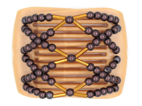 African Butterfly LadyBug Hair Comb - Blonde Pearl 16