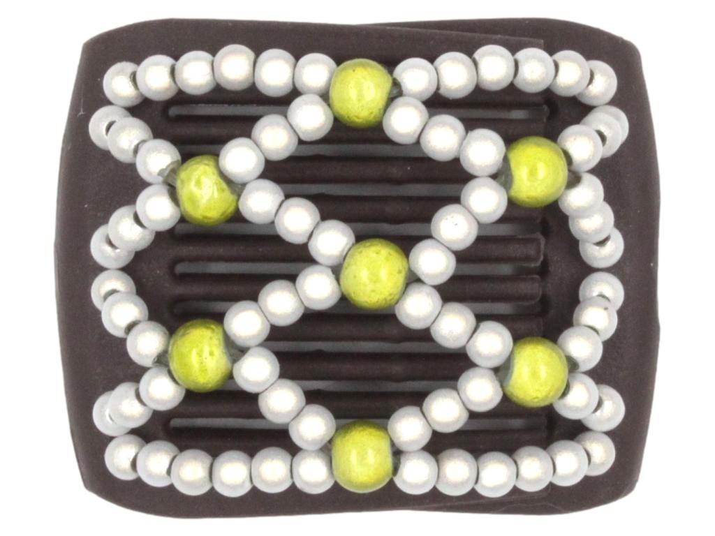 African Butterfly LadyBug Hair Comb - Brown 60