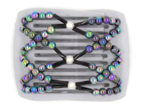 African Butterfly LadyBug Hair Comb - Gray 15
