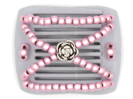 African Butterfly LadyBug Hair Comb - Gray 19
