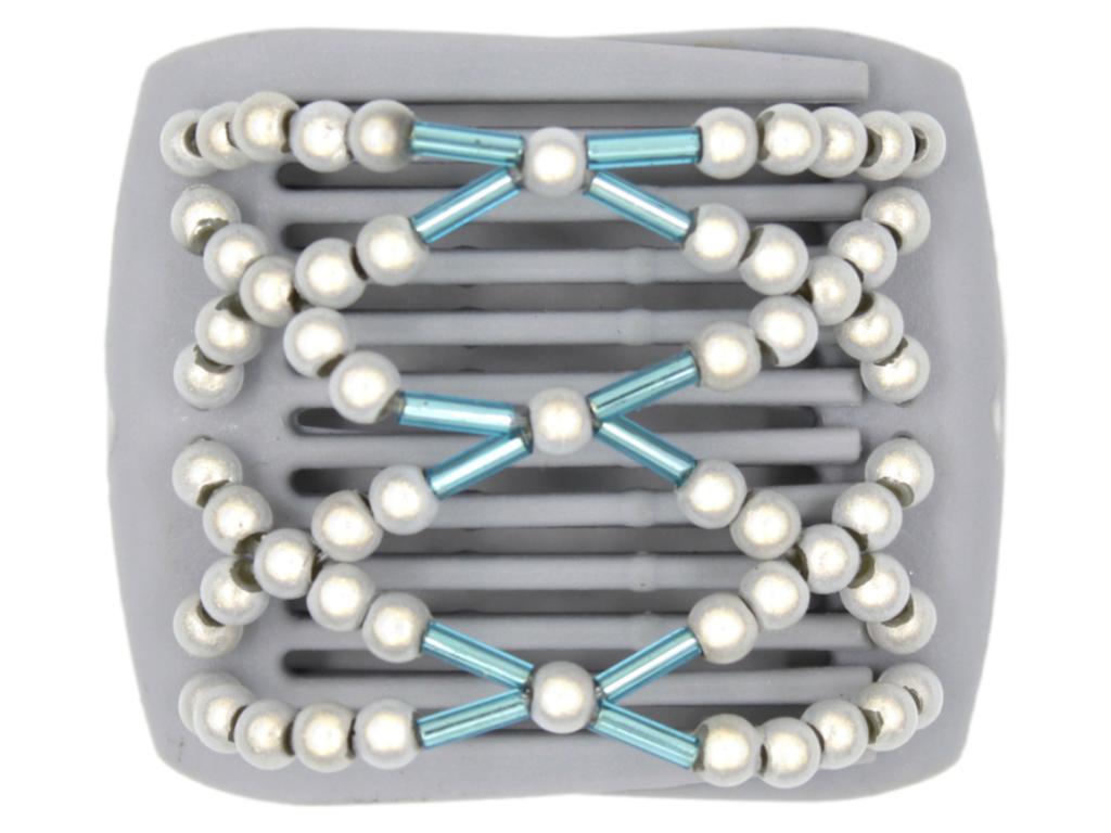 African Butterfly LadyBug Hair Comb - Gray 20