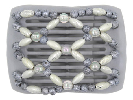 African Butterfly LadyBug Hair Comb - Gray 28