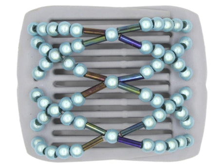 African Butterfly LadyBug Hair Comb - Gray 35