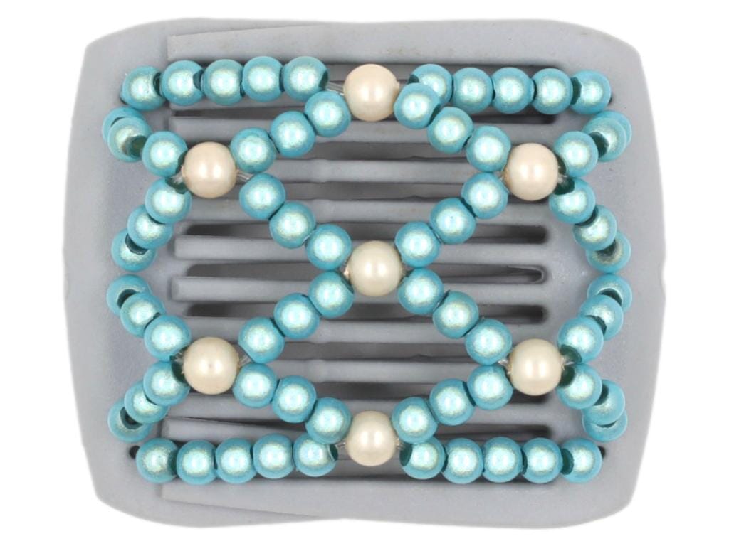 African Butterfly LadyBug Hair Comb - Gray 37