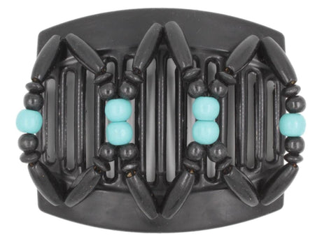 African Butterfly Thick Hair Comb - Beada Black 145