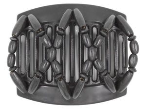 African Butterfly Thick Hair Comb - Beada Black 147