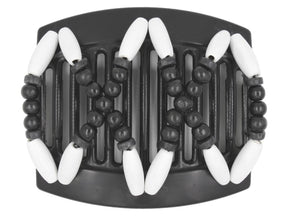 African Butterfly Thick Hair Comb - Beada Black 152