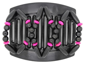 African Butterfly Thick Hair Comb - Beada Black 92