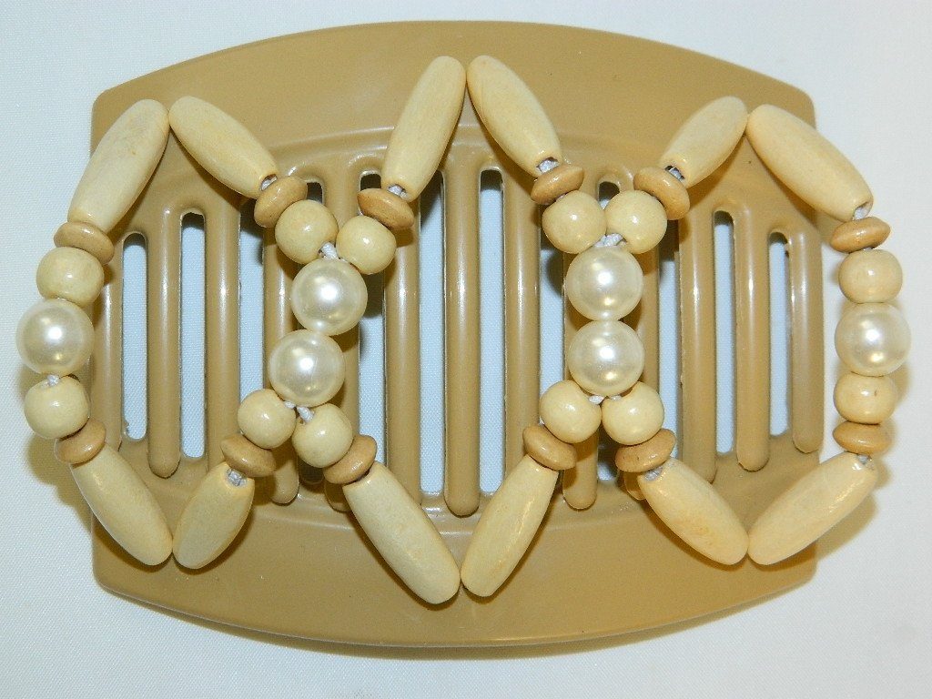 African Butterfly Thick Hair Comb - Beada Blonde 13