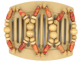 African Butterfly Thick Hair Comb - Beada Blonde 42