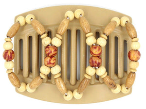 African Butterfly Thick Hair Comb - Beada Blonde 45