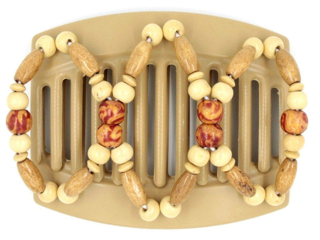 African Butterfly Thick Hair Comb - Beada Blonde 45