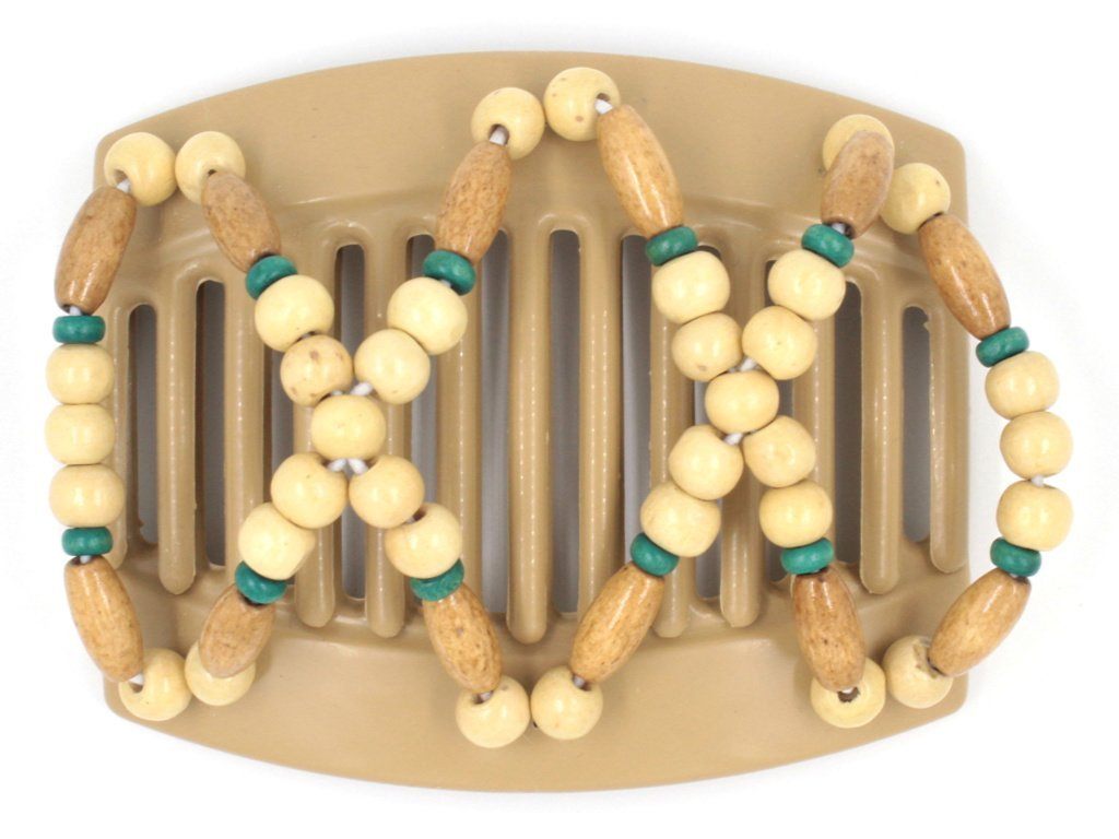 African Butterfly Thick Hair Comb - Beada Blonde 52