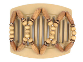 African Butterfly Thick Hair Comb - Beada Blonde 60