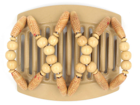 African Butterfly Thick Hair Comb - Beada Blonde 63