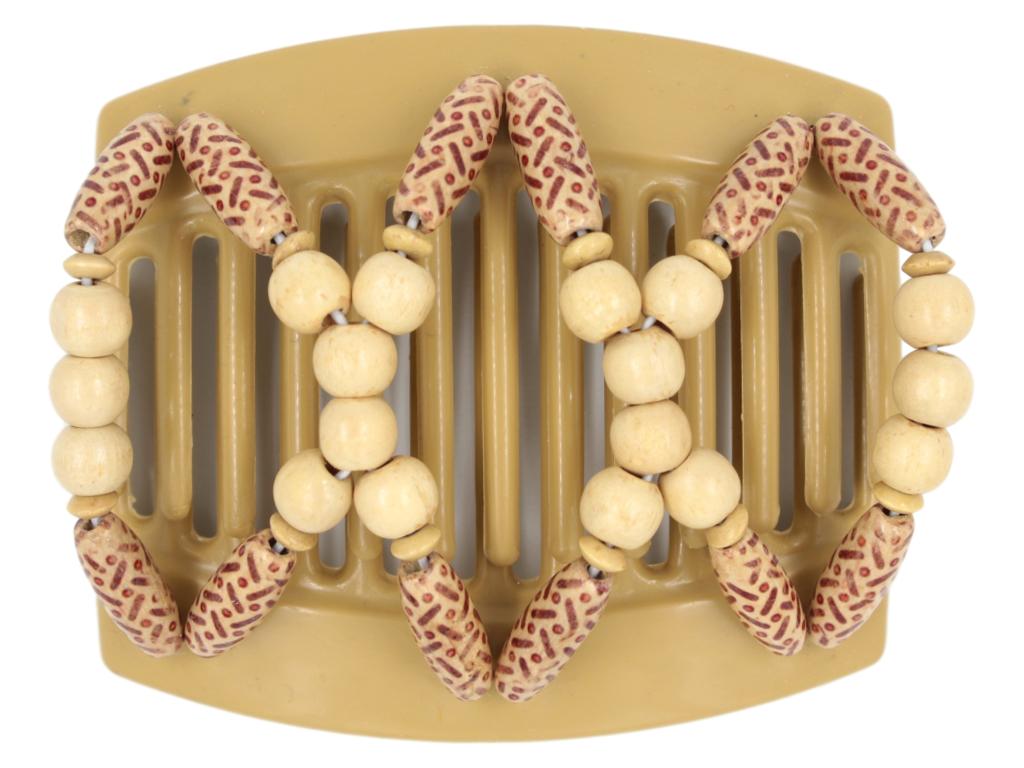 African Butterfly Thick Hair Comb - Beada Blonde 66