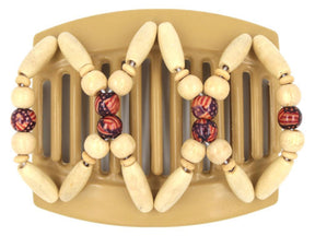 African Butterfly Thick Hair Comb - Beada Blonde 84