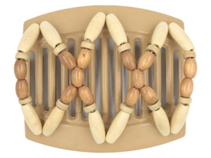 African Butterfly Thick Hair Comb - Beada Blonde 87