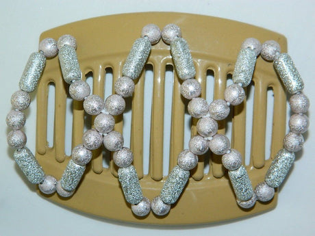 African Butterfly Thick Hair Comb - Dalena Blonde 19