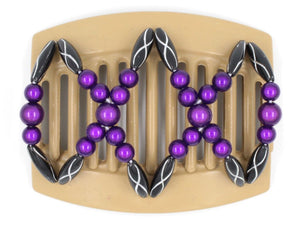 African Butterfly Thick Hair Comb - Dalena Blonde 49