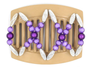 African Butterfly Thick Hair Comb - Dalena Blonde 52