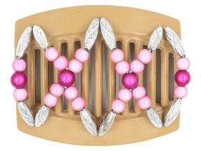 African Butterfly Thick Hair Comb - Dalena Blonde 57
