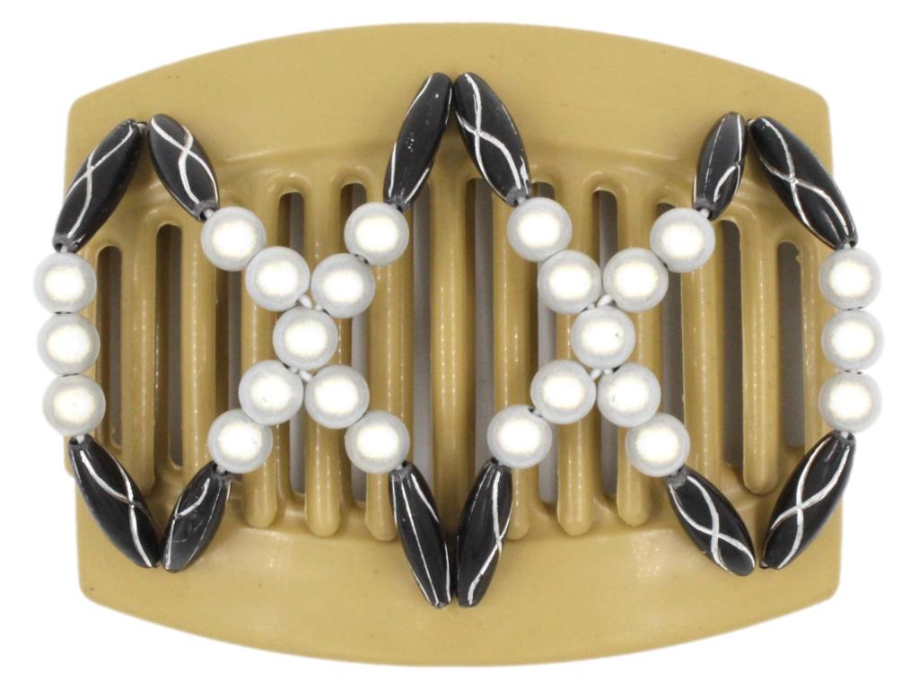 African Butterfly Thick Hair Comb - Dalena Blonde 71