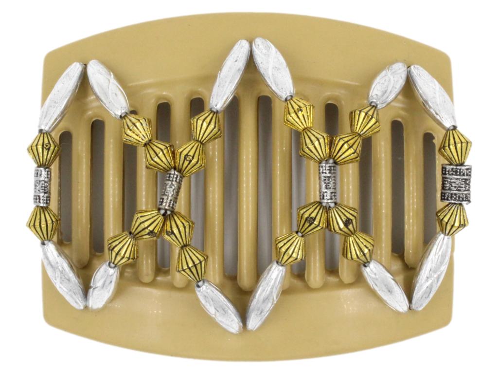 African Butterfly Thick Hair Comb - Dalena Blonde 73