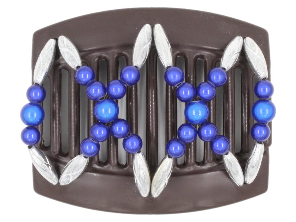 African Butterfly Thick Hair Comb - Dalena Brown 137