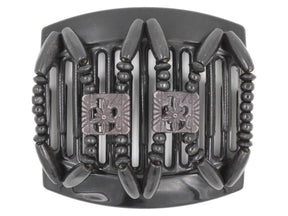 African Butterfly Thick Hair Comb - Dupla Black 132