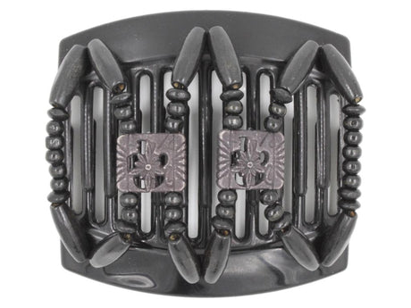 African Butterfly Thick Hair Comb - Dupla Black 132