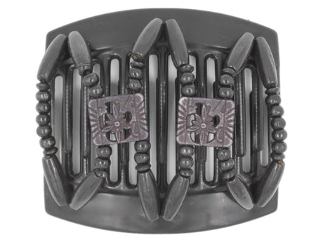 African Butterfly Thick Hair Comb - Dupla Black 141