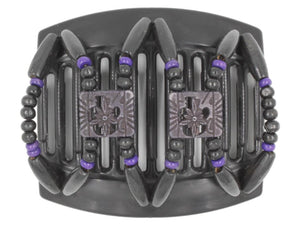 African Butterfly Thick Hair Comb - Dupla Black 142