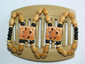 African Butterfly Thick Hair Comb - Dupla Blonde 16