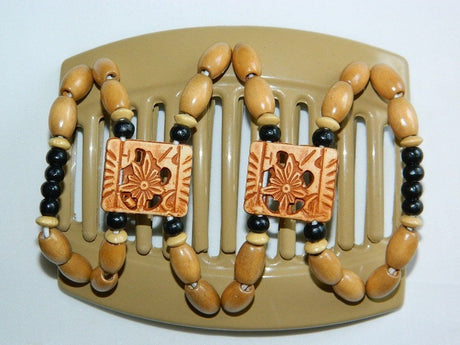 African Butterfly Thick Hair Comb - Dupla Blonde 16