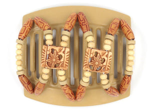 African Butterfly Thick Hair Comb - Dupla Blonde 51