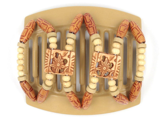 African Butterfly Thick Hair Comb - Dupla Blonde 51