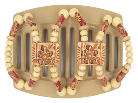 African Butterfly Thick Hair Comb - Dupla Blonde 53