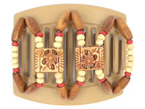 African Butterfly Thick Hair Comb - Dupla Blonde 60