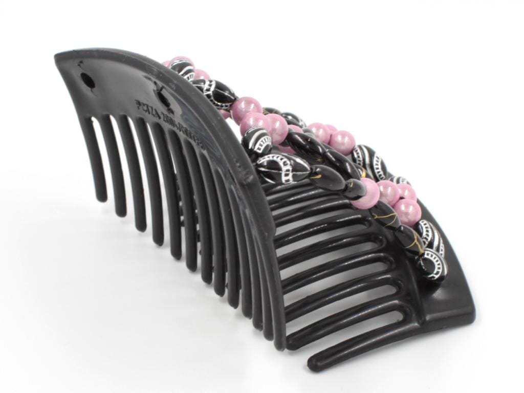 African Butterfly Thick Hair Comb - Ndalena Black 122