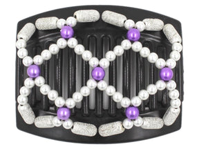 African Butterfly Thick Hair Comb - Ndalena Black 128