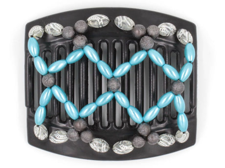 African Butterfly Thick Hair Comb - Ndalena Black 66