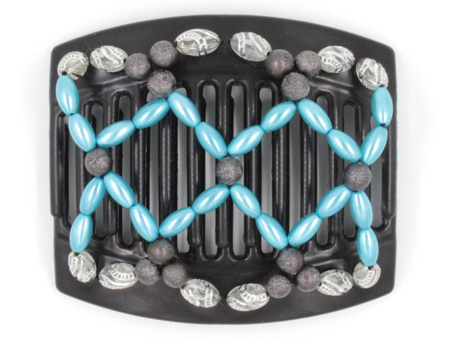 African Butterfly Thick Hair Comb - Ndalena Black 66