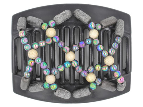 African Butterfly Thick Hair Comb - Ndalena Black 84