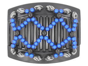 African Butterfly Thick Hair Comb - Ndalena Black 88